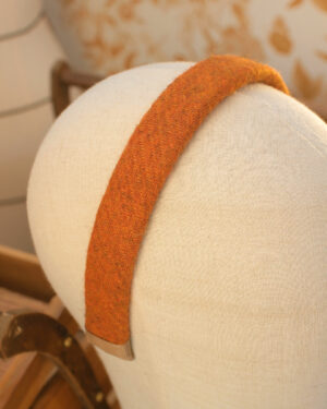 Serre-tête Alice Frimas lainage citrouille chiné