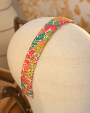 Serre-tête Alice en Liberty Margaret Annie rose Marie-Joséphine