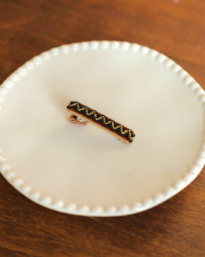 Petite pince Pop noisette noir et doré Marie-Joséphine